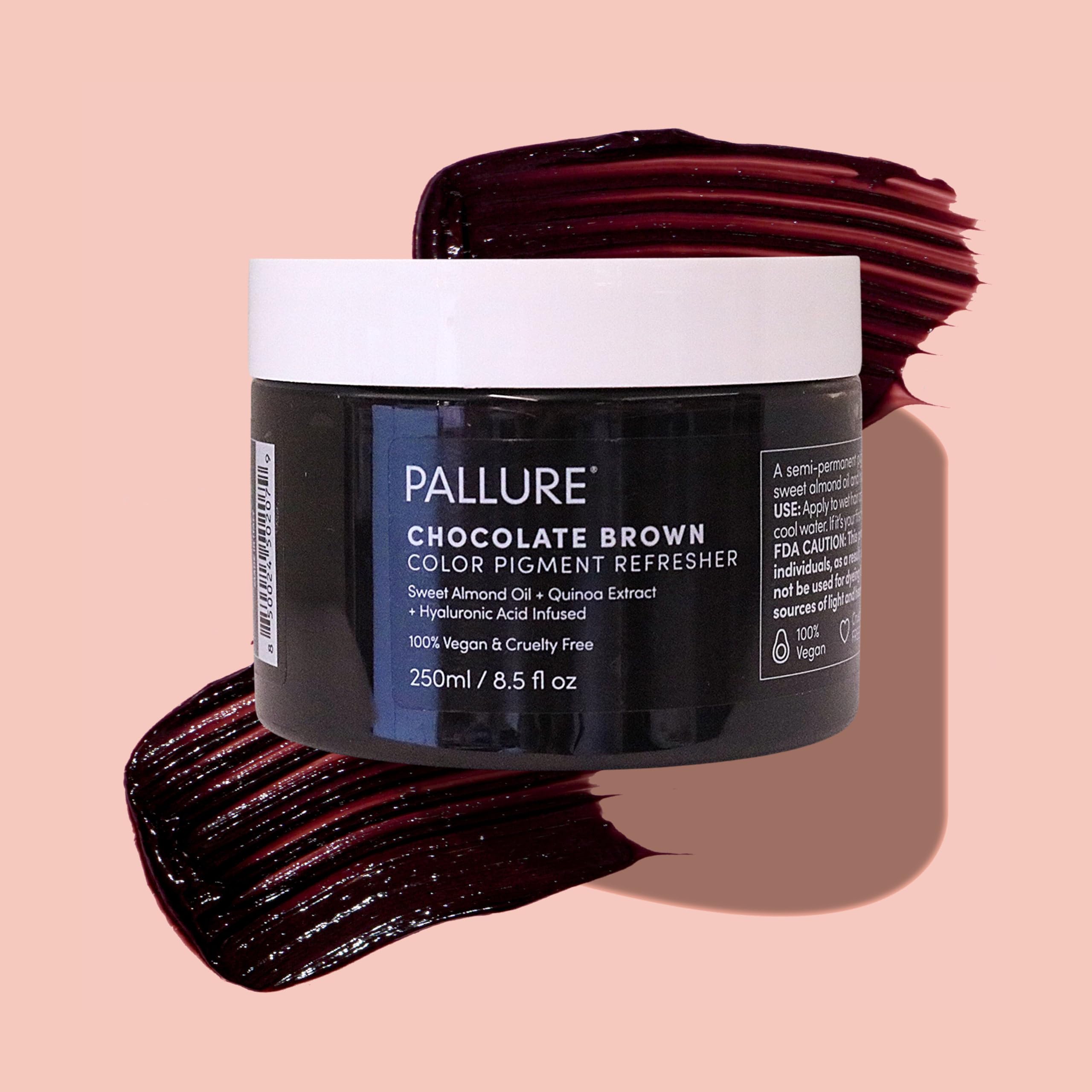 Semi-Permanent Hair Color Depositing Conditioner - Color Pigment Refresher Mask for Vibrant Brown Hair (8.5 Oz) | At-Home Hair Treatment & Salon-Quality Color Refresh