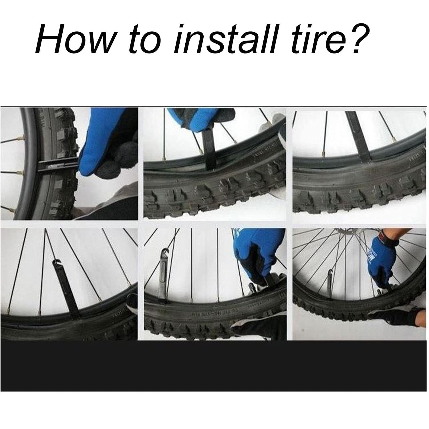 Premium Bike Tires for BMX, Folding, Road & Kit Bikes - 12/14/16/18/20 x 2.125 Inch Replacement Bicycle Tires with Included Tire Levers - Perfect for Commuting, Off-Road & Urban Cycling