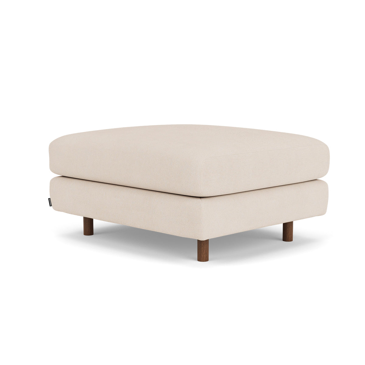 Dylan Fabric Ottoman - Soft and Stylish Footrest, Storage Bench, Living Room Accent Piece - Perfect for Small Spaces, Bedroom, or Lounge Area
