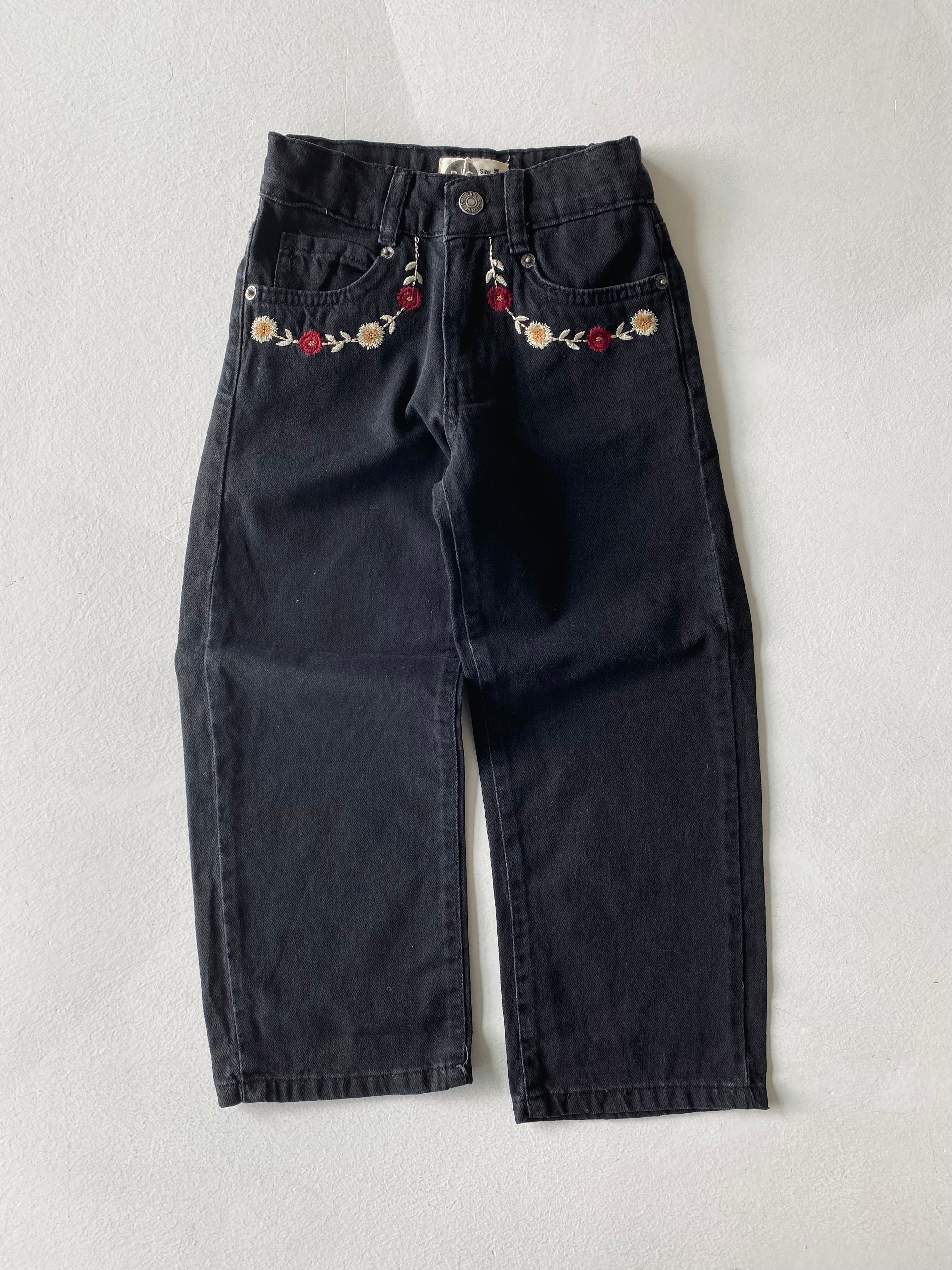 Embroidered Kids Pants - Stylish & Comfortable Children's Trousers for School, Play & Everyday Wear