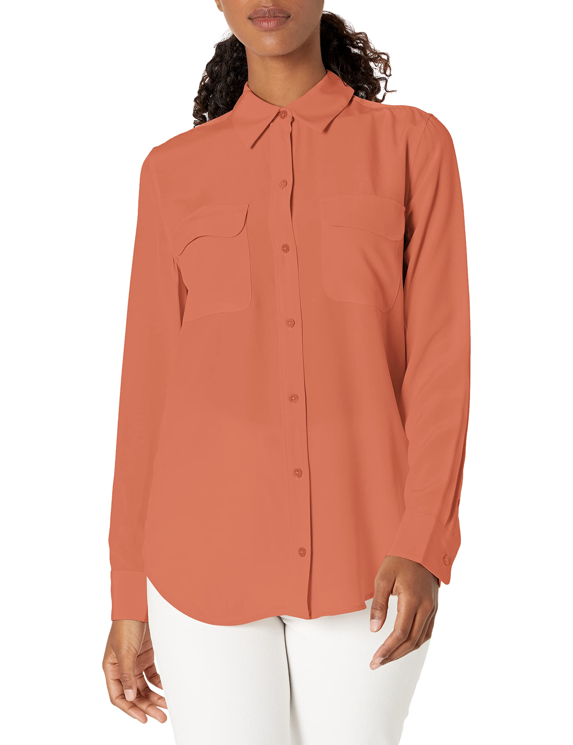 Women's Slim Fit Signature Shirt - Professional Office Wear & Casual Business Attire | Perfect for Work, Meetings, and Everyday Elegance