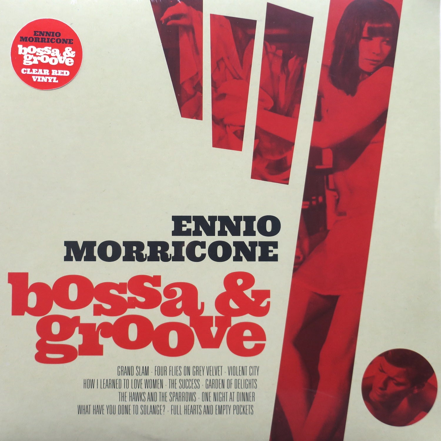 ENNIO MORRICONE 'Bossa & Groove' RED Vinyl LP Record - Limited Edition Collector's Item for Music Lovers & Vinyl Enthusiasts - Perfect for Home Listening, Gifts & Music Collections