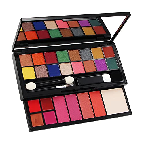 Professional Makeup Kit for Women & Girls - All-in-One Cosmetic Set with Eyeshadow, Blush, Highlighter, Contour, Lip Gloss & Eyebrow Powder | Perfect for Daily Use, Parties, Weddings & Special Occasions