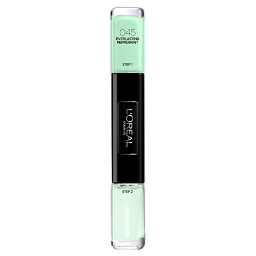 L'Oréal Paris Infaillible Long-Lasting Nail Polish - Everlasting Peppermint #45 - Chip-Resistant Formula for Salon-Quality Manicures at Home | Perfect for Everyday Wear & Special Occasions