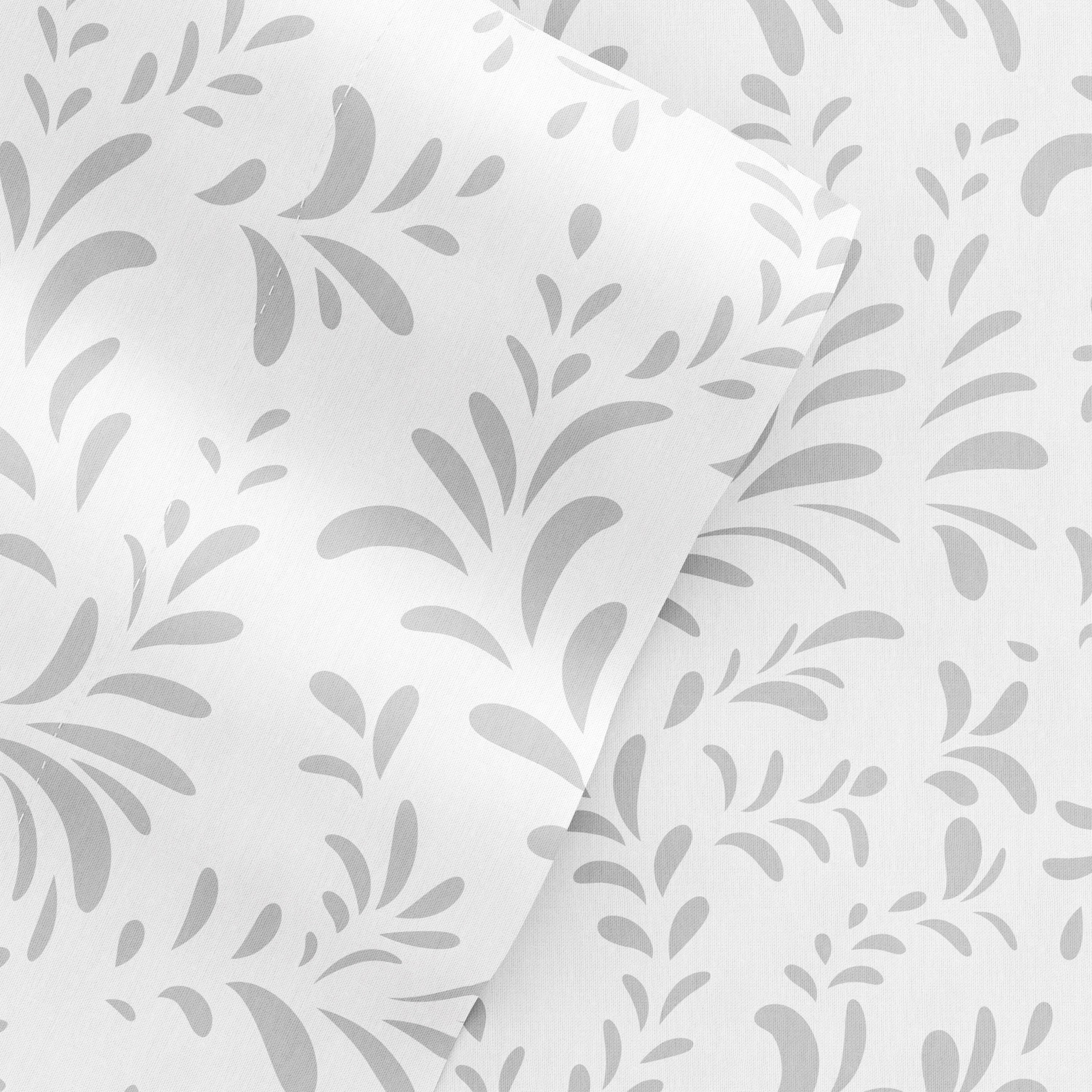 Burst of Vines Pattern 4-Piece Queen Sheet Set - Soft Breathable Bedding for Comfortable Sleep - Perfect for Master Bedroom, Guest Room & Dorm