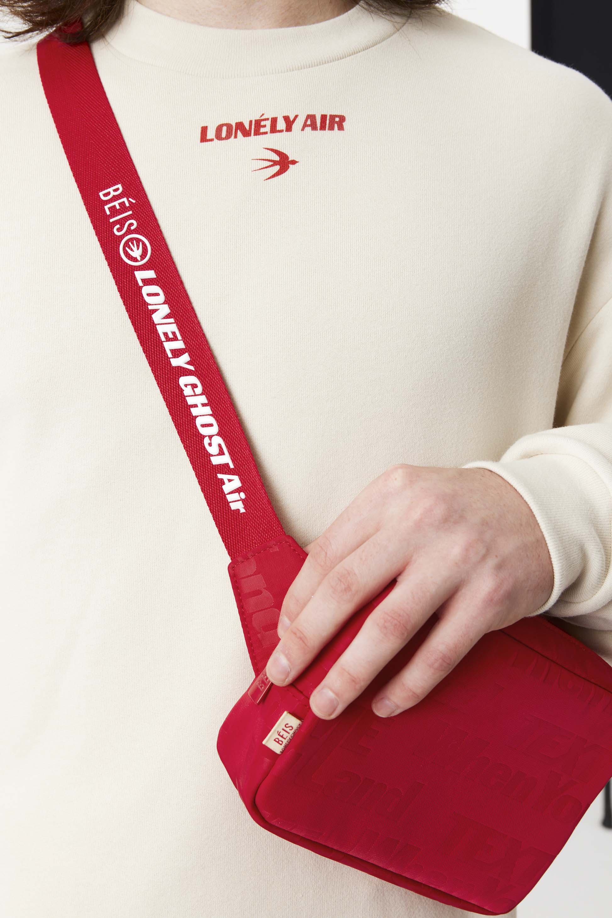 Text Me Red Belt Bag - Stylish & Functional Waist Pack for Travel, Running, and Everyday Use