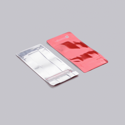 Red Plastic Small Snack Bags with Double Seal & Rip Lock - 8x4x2.5 Inches, Heat Sealable, 100 Count Box - Perfect for Food Storage, Meal Prep, and Travel Snacks