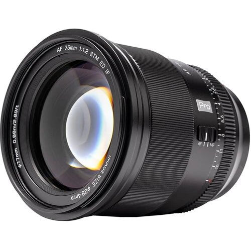 Viltrox 75mm f/1.2 AF Lens for Sony E-Mount - Fast Aperture Portrait & Low Light Photography - Perfect for Weddings, Events, and Professional Studio Shoots