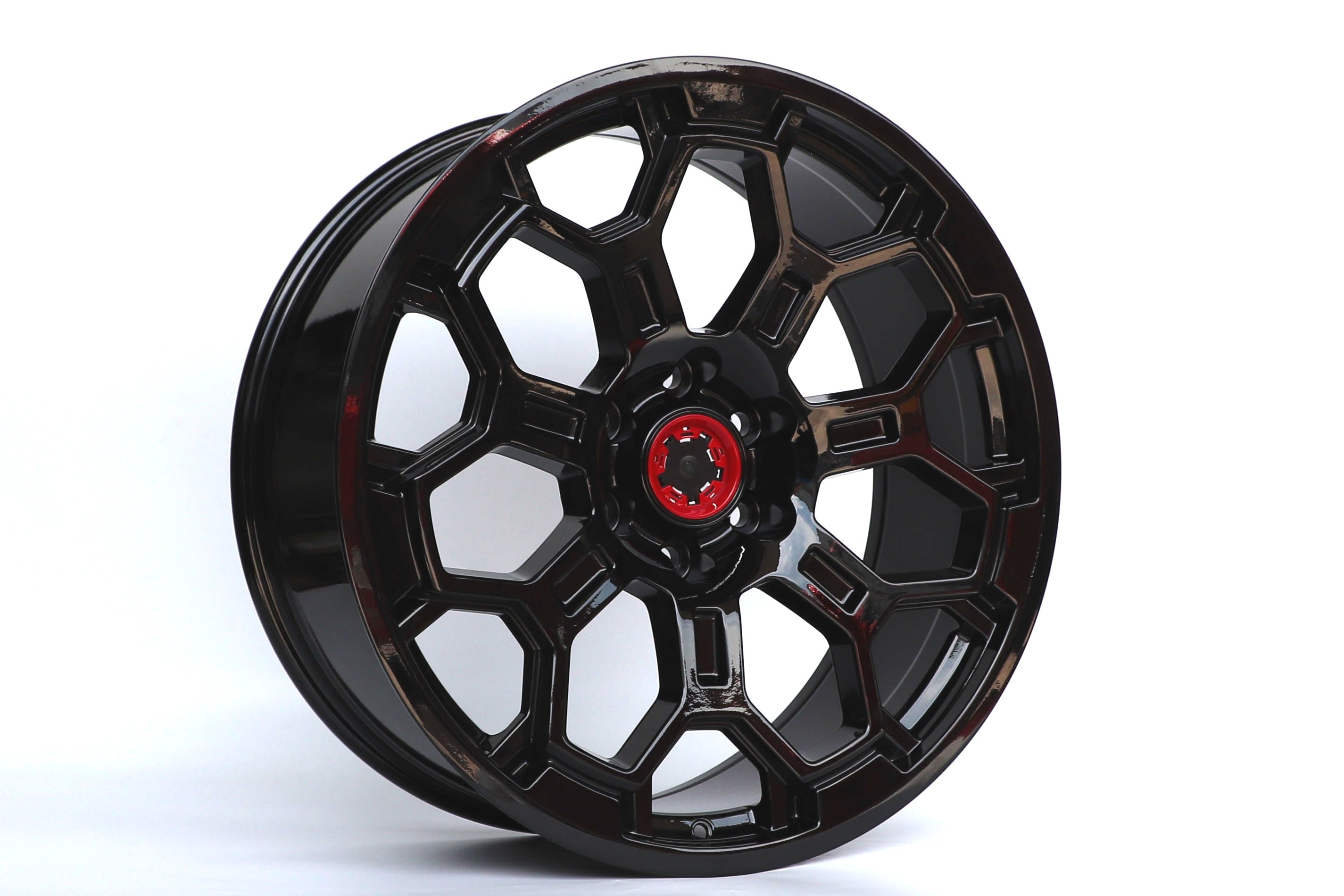 2023 Black Pro Style Wheels - 20 Inch Rims for Toyota Tacoma, 4Runner, FJ Cruiser, Tundra, Sequoia & Land Cruiser - Off-Road & Street Performance Upgrade