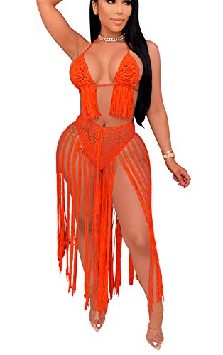 Tassel Orange Red