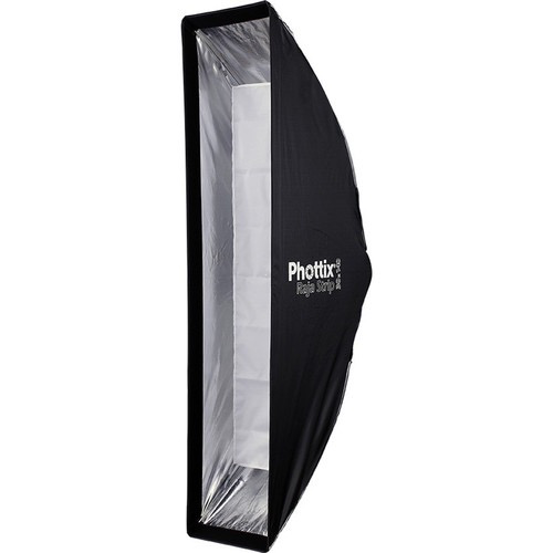 Phottix Raja Strip Softbox 12x55 with Bowens S Mount - Professional Studio Lighting for Portrait, Fashion & Product Photography