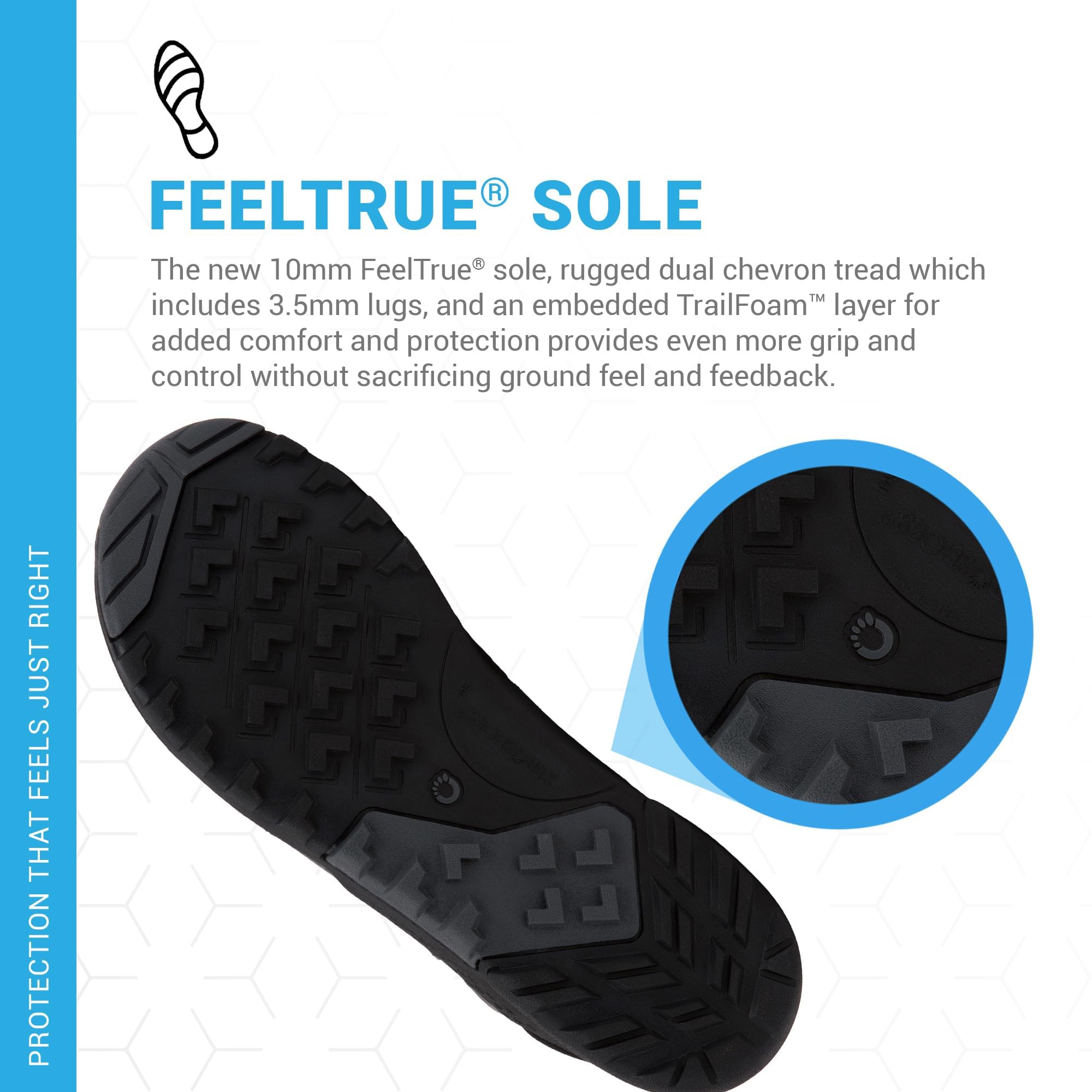 Xero Shoes Men's Barefoot Hiking Boots - Xcursion Fusion Waterproof Trail Shoes with Wide Toe Box & Zero Drop Design | Lightweight Minimalist Outdoor Footwear for Trekking, Camping & Backpacking Adventures
