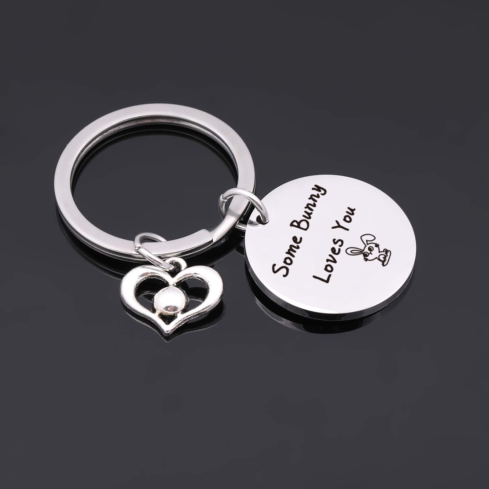 Easter Bunny Keychain - Cute Rabbit Jewelry Keychain for Bunny Lovers, Bunny Mom Gift, Bunny Themed Charm for Women | Perfect for Easter Gifts, Keychain Collection & Rabbit Enthusiast Presents