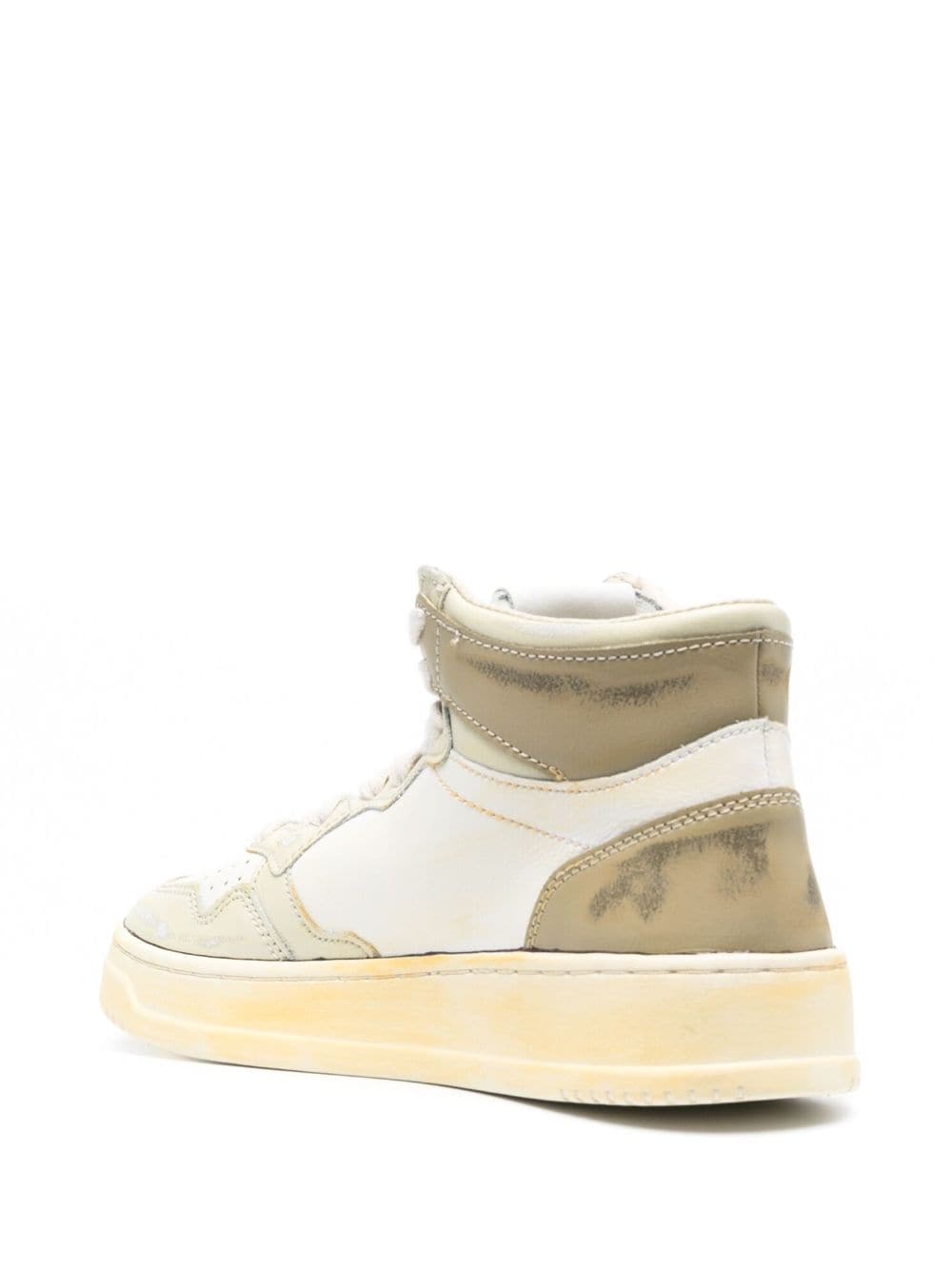 AUTRY Beige Sneakers for Women - Comfortable Casual Walking Shoes for Everyday Wear, Gym, and Outdoor Activities