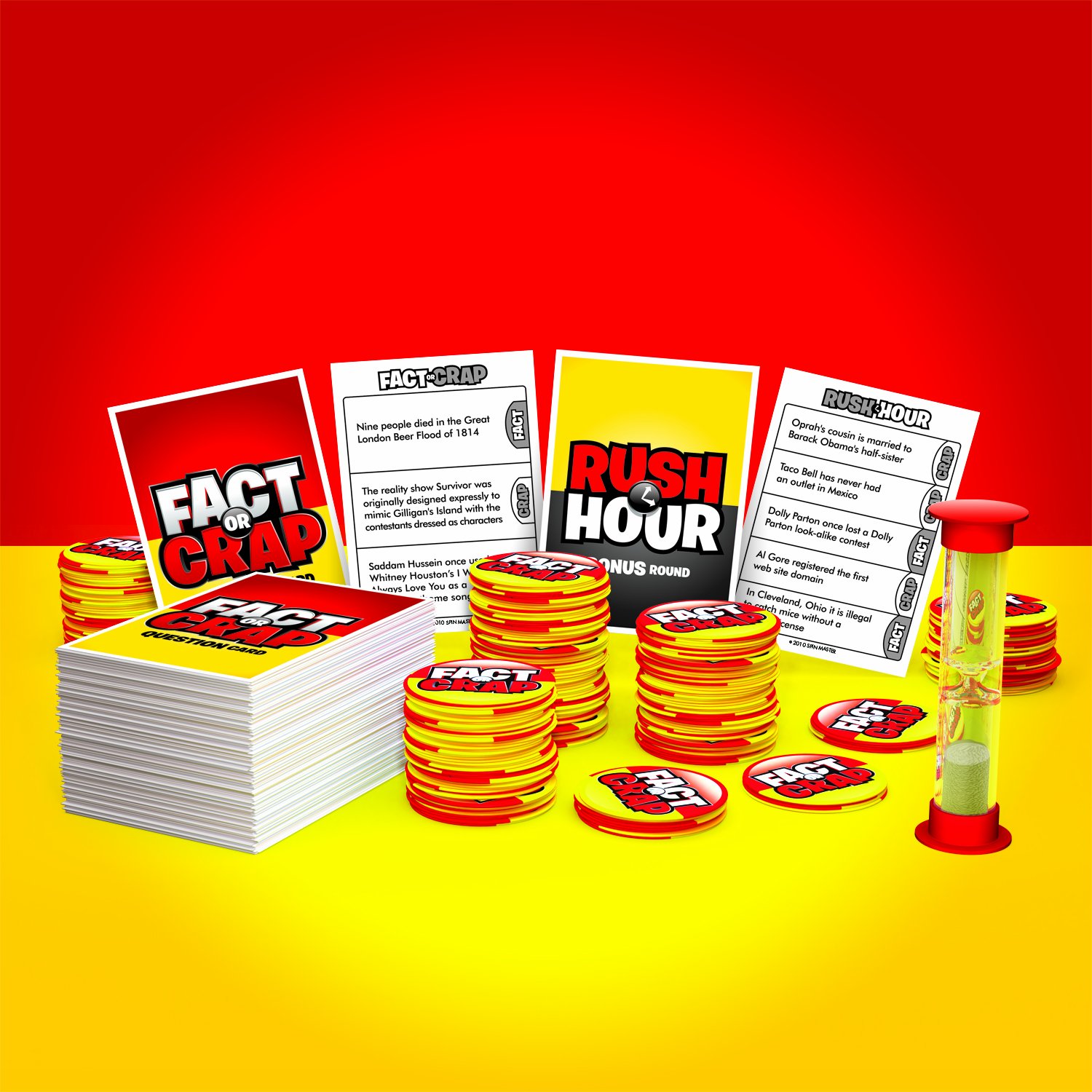 Spin Master Fact or Crap Board Game - Family Trivia Party Game for Kids & Adults - Fun Educational Game for Game Nights, Parties & Family Gatherings