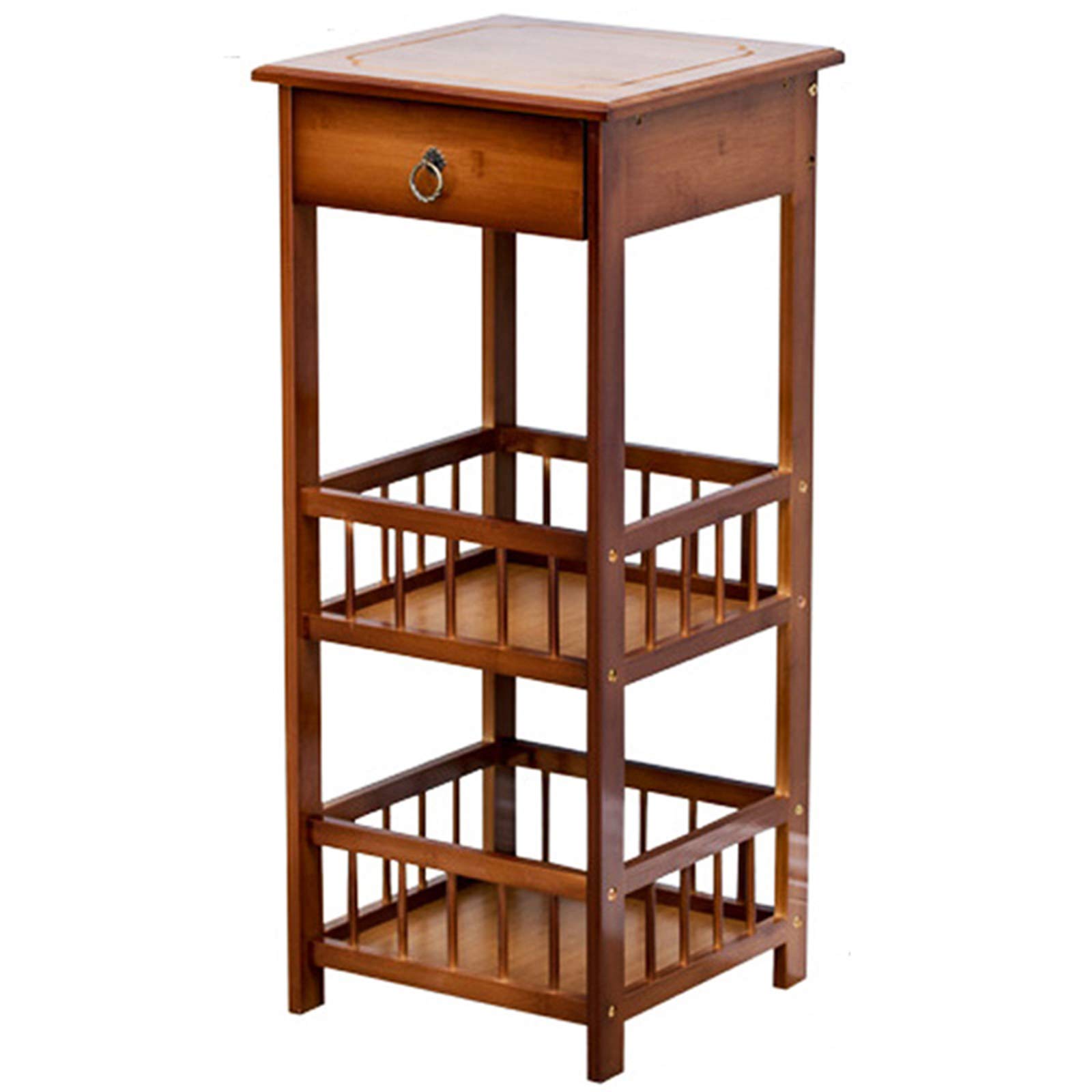 Wooden Plant Stand with High & Low Shelves - Indoor/Outdoor Flower Rack for Garden, Patio, Balcony, Living Room, Office & Bathroom Decor | Perfect for Displaying Plants, Flowers & Home Decor Items