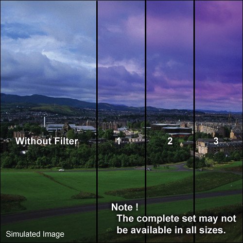 Tiffen 4x4 Graduated Twilight 2 Glass Filter for Photography - Enhance Sunset & Sunrise Shots for Landscape & Outdoor Scenes