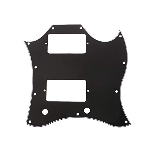 SG Style Guitar Full Face Pickguard Scratch Plate - Replacement Guitar Parts & Accessories for Electric Guitar Repair & Customization | Perfect for DIY Guitar Upgrades & Maintenance