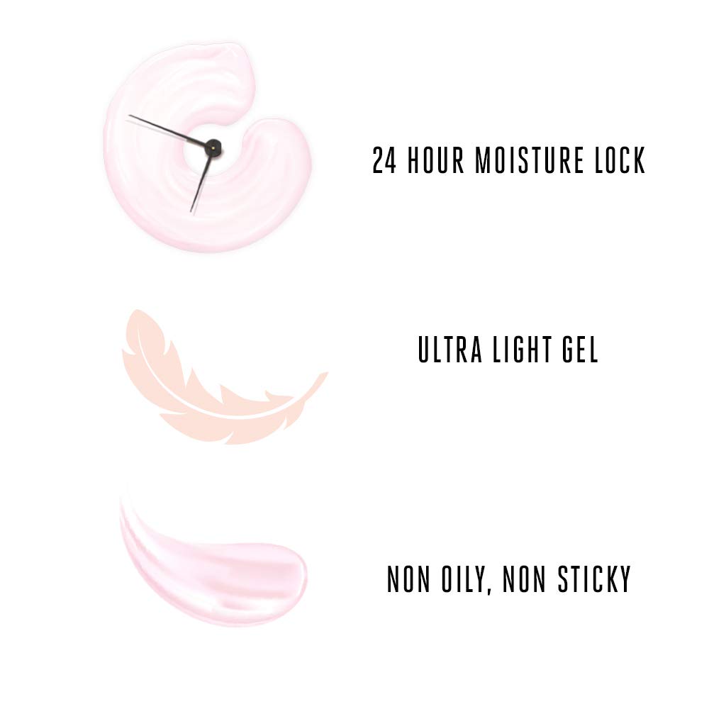 LAKMÉ Peach Milk Ultra Light Gel 50g - Hydrating Face Moisturizer for Dry & Sensitive Skin | Day & Night Cream for Soft, Glowing Complexion | Perfect for Daily Skincare Routine