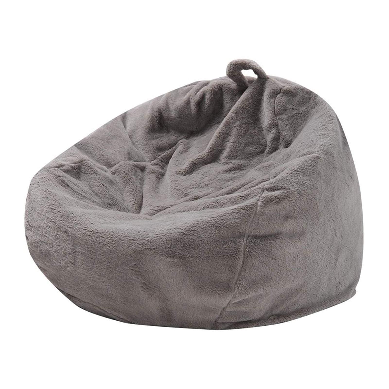 Comfortable Lazy Sofa Bean Bag Chair for Indoor & Outdoor Use - Perfect Lounge & Gaming Chair for Living Room, Office, Garden - Black - Ideal for Relaxing, Reading & Gaming