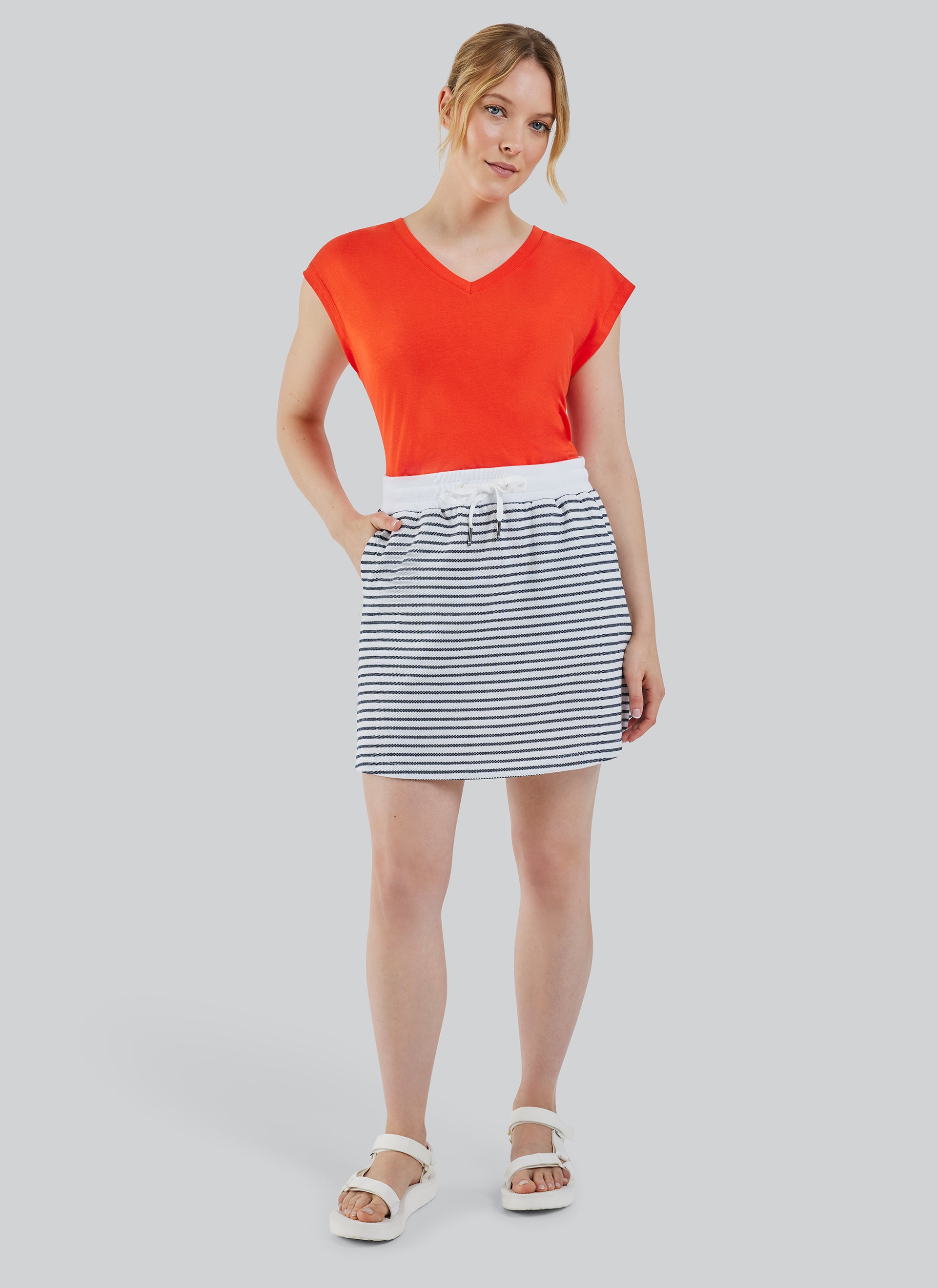 Hampton Skirt - Women's Flowy Midi Skirt for Summer, Beach, and Casual Wear | Perfect for Vacations, Dates, and Office Outfits