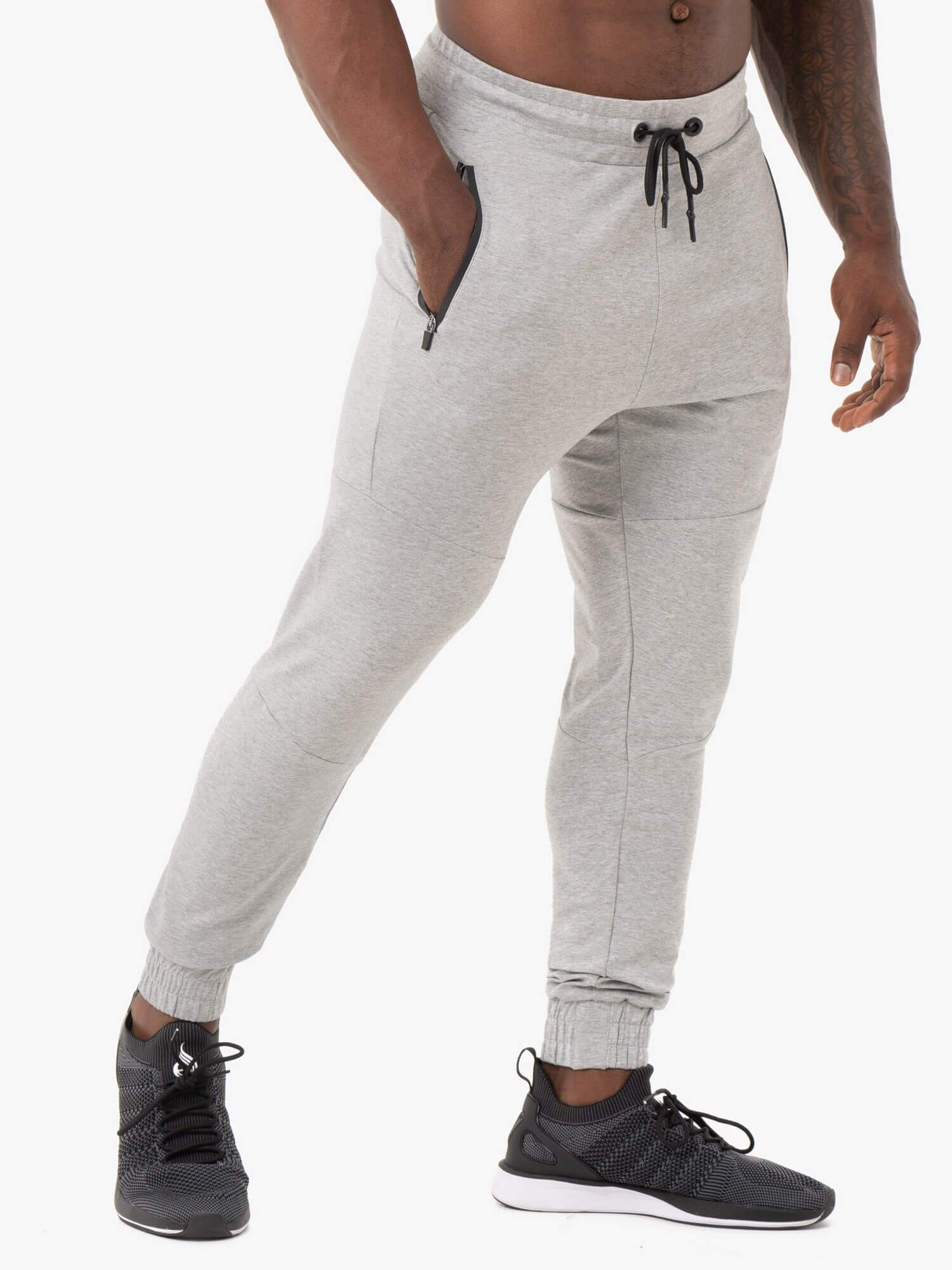 Energy Track Pants Grey Marl - Comfortable Athletic Joggers for Men & Women | Perfect for Running, Gym Workouts & Casual Wear