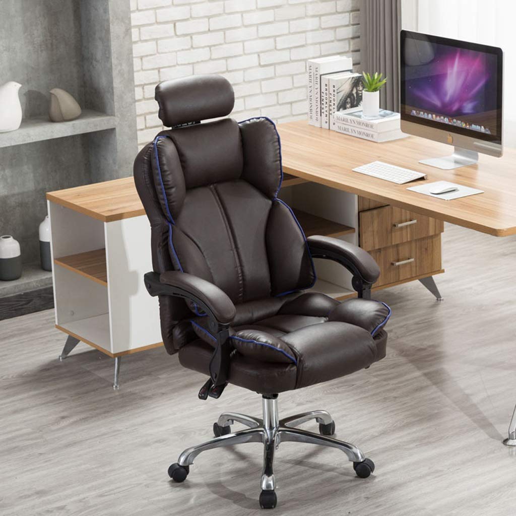 FMOGE Ergonomic Office Chair - High Back Reclining Computer Desk Chair with Adjustable Height for Home Office, Gaming & Work - Comfortable Executive Boss Chair (Pink) - Perfect for Long Hours Sitting, Remote Work & Study