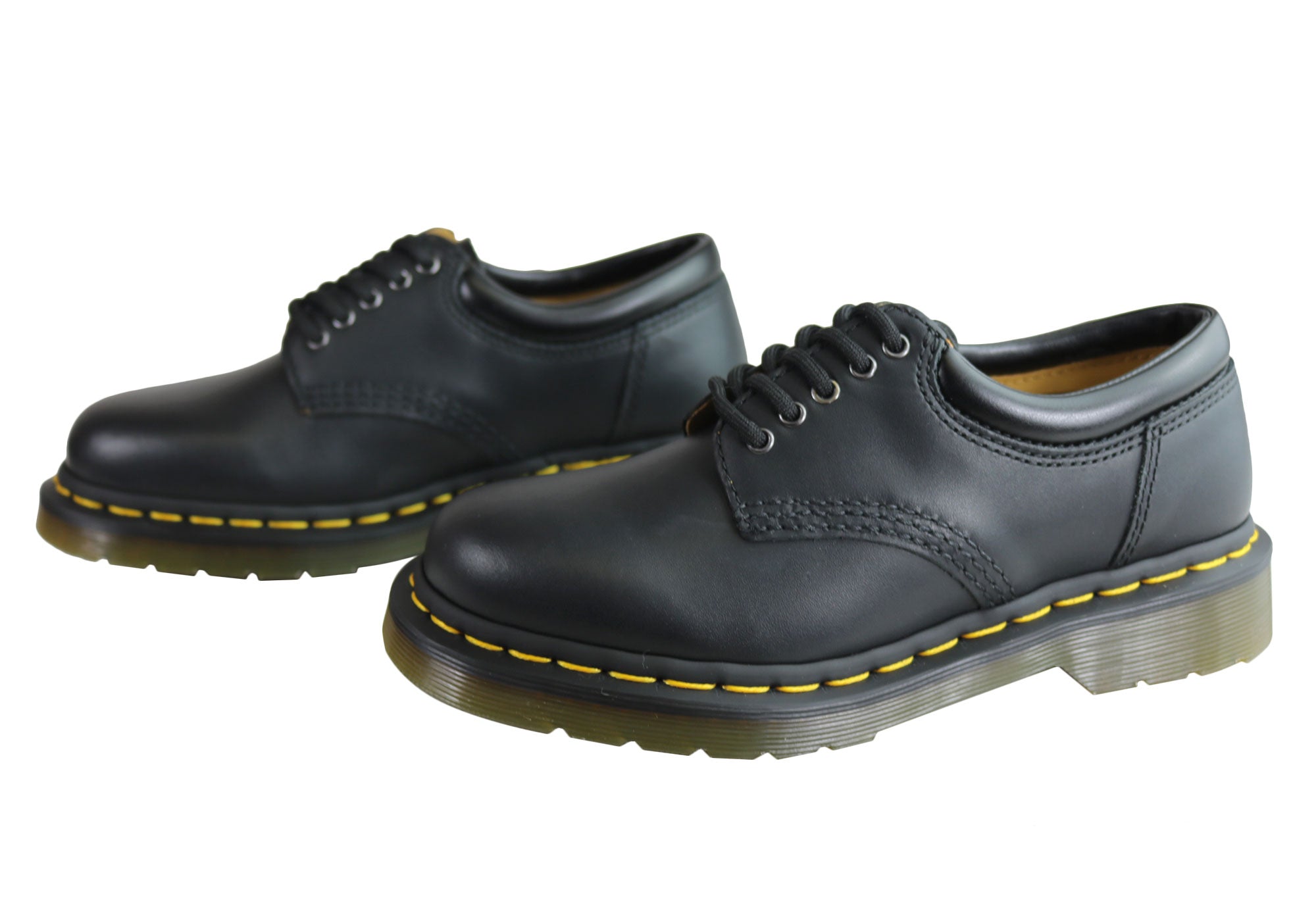 Dr Martens 8053 Black Nappa Leather Unisex Lace Up Boots - Comfortable & Durable Footwear for Men & Women | Perfect for Casual Wear, Work & Outdoor Activities