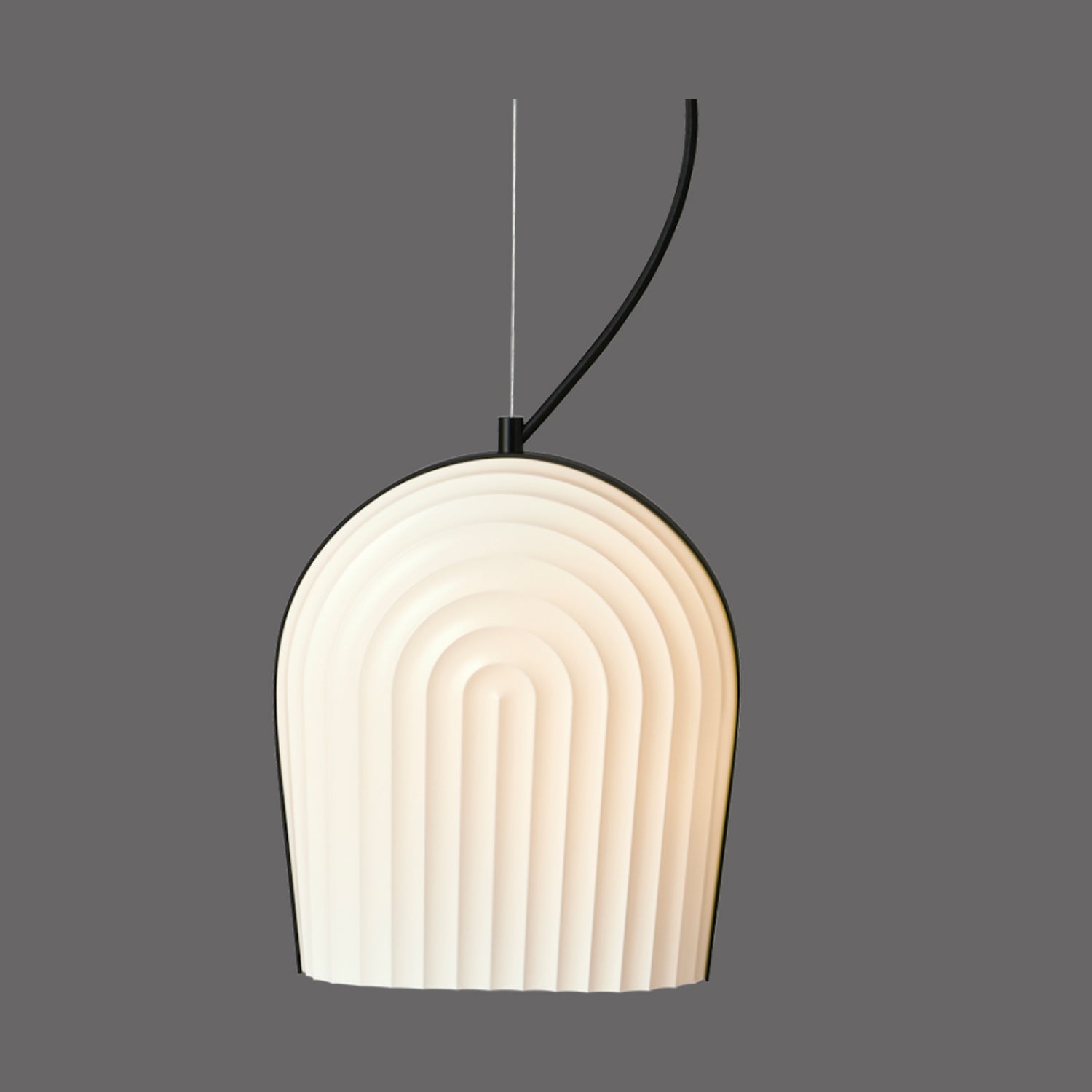 Modern Arc Pendant Lamp - Adjustable Hanging Light Fixture for Kitchen Island, Dining Table & Living Room Decor | Industrial Style Lighting for Home & Office