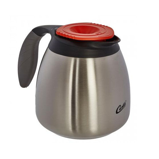64OZ Stainless Steel Seamless Pour Over Coffee Pot with Brew Thru Lid - Perfect for Home Baristas & Pour Over Coffee Brewing