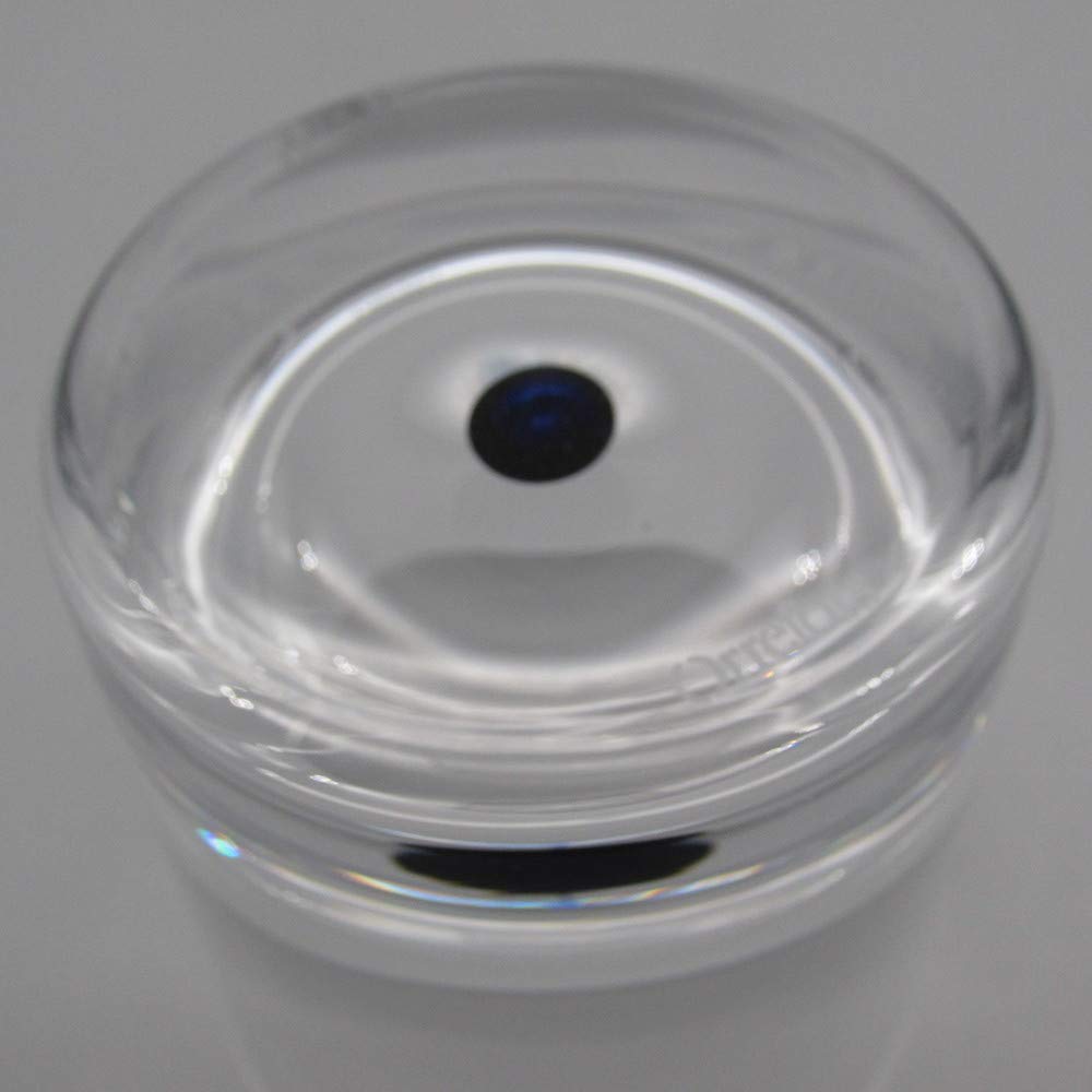 Orrefors Crystal Intermezzo Blue Double Old Fashioned Whiskey Glasses - Set of 4 Elegant Barware for Cocktails, Bourbon & Scotch - Perfect for Home Bars, Dinner Parties & Gifts
