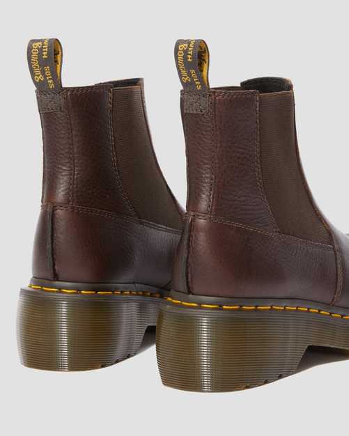 Stylish Brown Oats Harvest Heeled Chelsea Boots for Women - Waterproof Ankle Boots for Fall & Winter Fashion, Outdoor Walking & Casual Wear