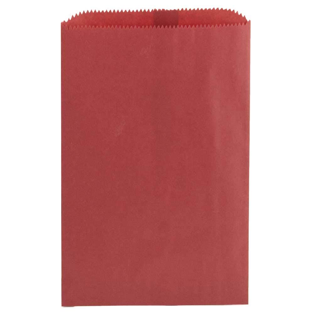 Hygloss Products 12x15-Inch Red Paper Bags - 100 Pinch Bottom Colorful Arts & Crafts Bags for Gift Wrapping, Party Favors & DIY Projects