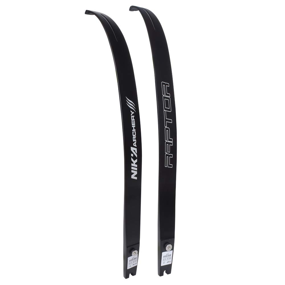 NIKA ARCHERY Raptor ILF Recurve Bow Limbs 20-50lbs - High Performance Hunting & Target Shooting Limbs for Outdoor Sports & Archery Practice