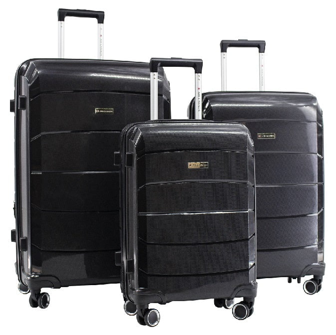 Air Canada Optimum Hardside 3-Piece Luggage Set - Durable Spinner Suitcase for Travel, Carry-On & Checked Bags - Perfect for Business Trips, Vacations & Family Travel
