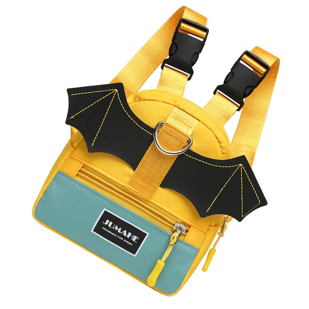 STOBOK 1-Piece Pet Backpack for Hiking & Travel - Adjustable Dog Backpack Carrier with Leash, Durable Canvas Storage Bag for Small Dogs & Cats - Perfect for Outdoor Adventures, Camping, and Daily Walks