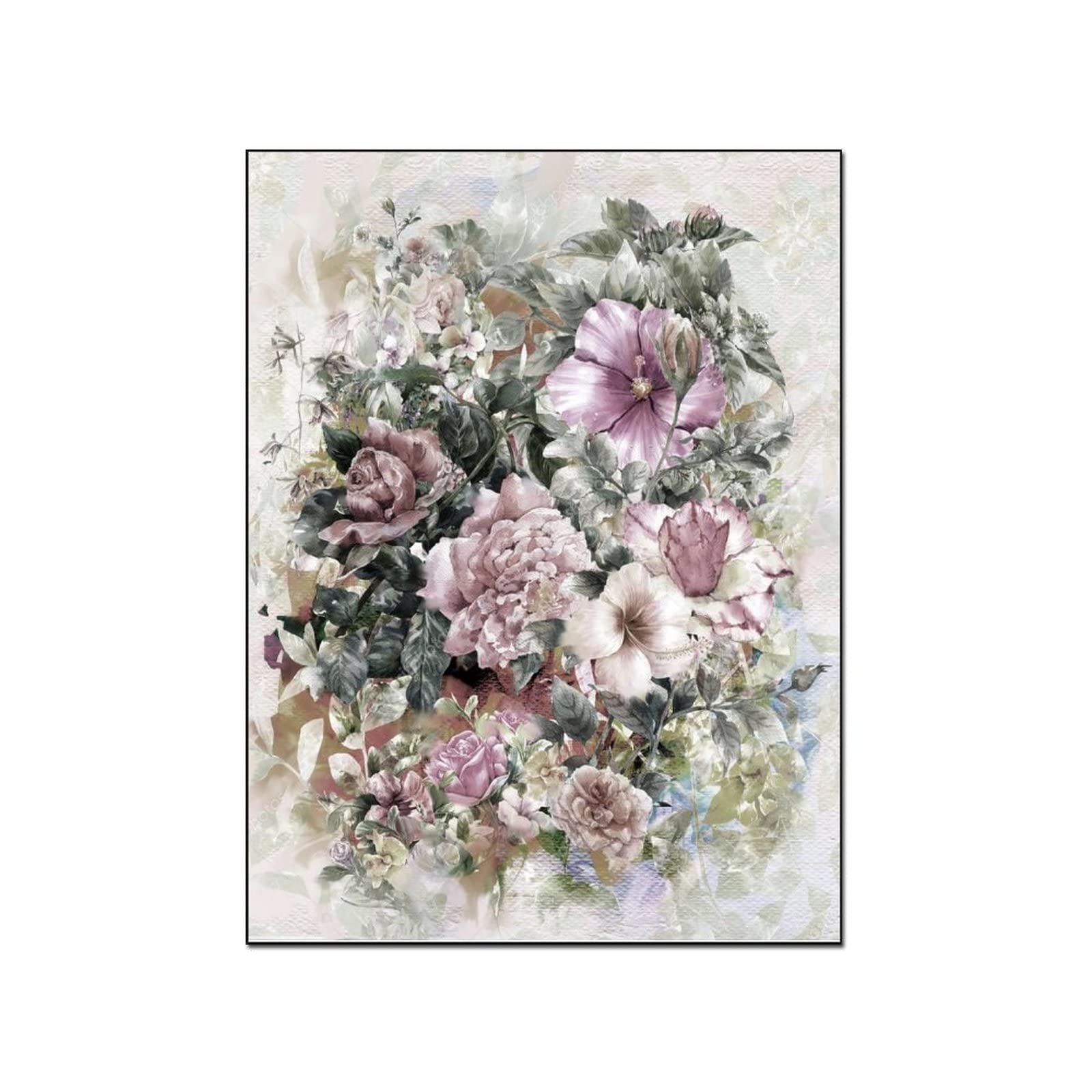 Vintage French Floral Art Prints - Aesthetic Flower Posters for Bedroom & Living Room Decor, Abstract Wall Art, Home Wallpaper - Perfect for Boho, Farmhouse & Modern Interior Design Styles