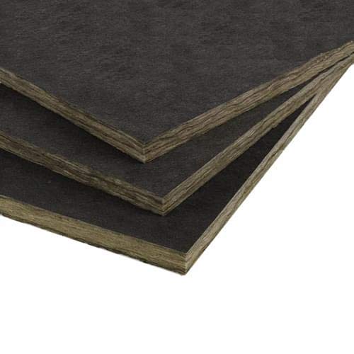 Soundproof Acoustic Ceiling Tiles 24x24 Inches - Black Noise Absorbing Panels for Office, Home Theater & Studio - 2 Inch Thick Drop Ceiling Tiles