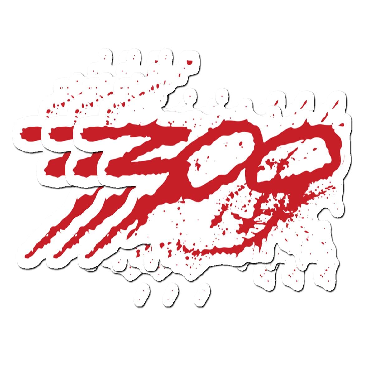 300-Piece Funny Spartan Aesthetic Vinyl Sticker Pack - Waterproof Decals for Laptop, Water Bottle, Bike, Skateboard, Luggage & More (3-Pack) - Perfect for DIY Crafts, Personalization & Gift Giving