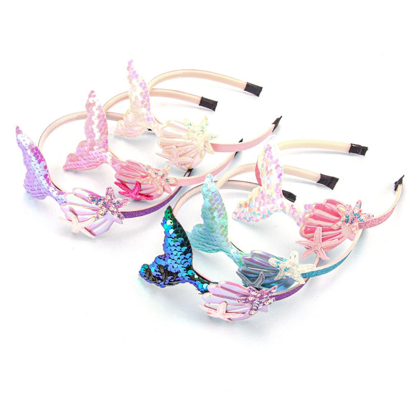 Adella Sparkly Sequin Baby Headband for Girls - Elegant Hair Accessories for Newborn, Infant, Toddler - Perfect for Birthday, Photo Shoots, Parties & Special Occasions