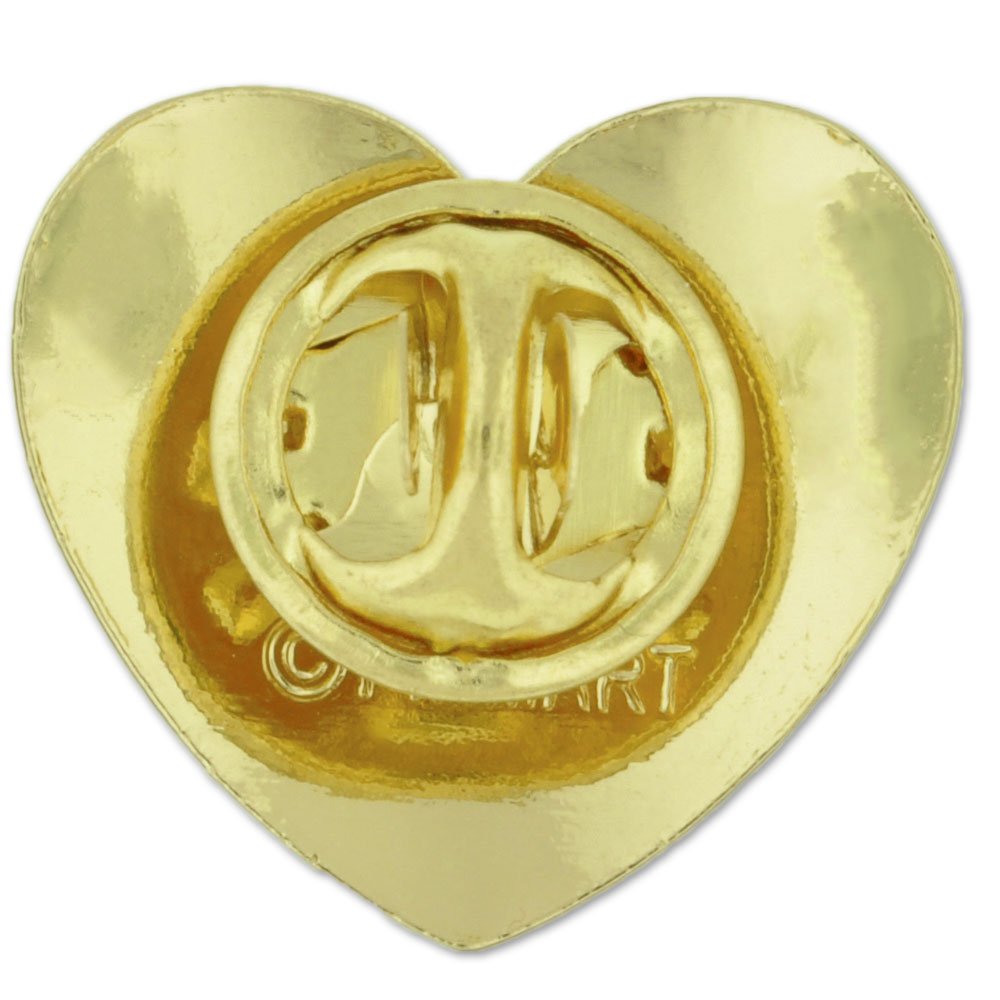 PinMart’s Enamel Lapel Pins - Heart Shaped Love Pins for Valentine's Day Gifts, Bulk Sizing Available - Perfect for Valentine's Party Favors, Classroom Gifts, Cards Decorations & Romantic Accessories