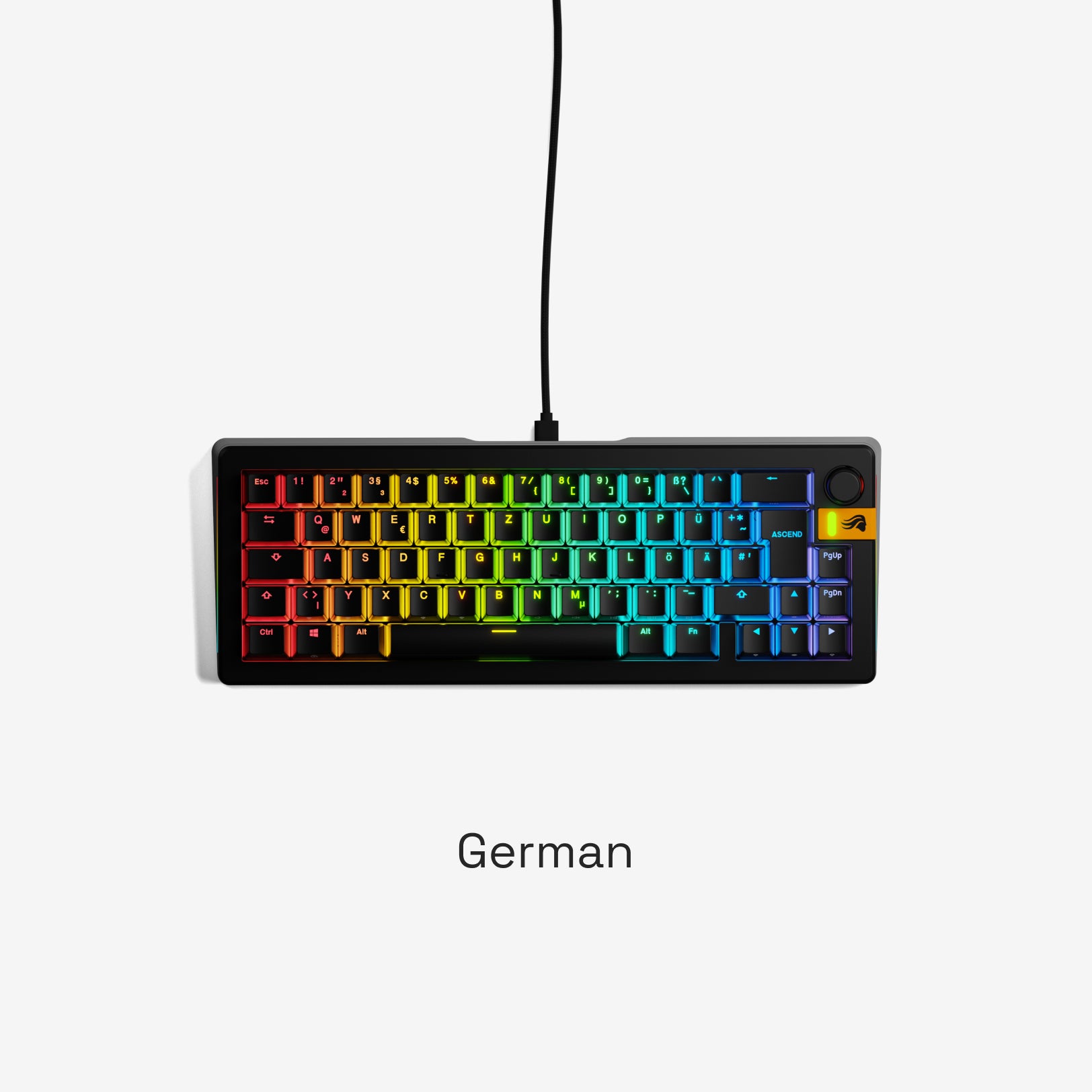 GMMK 3 HE Prebuilt Mechanical Gaming Keyboard - Hot-Swappable RGB Backlit Wired Keyboard for PC, Mac, PS5 - Perfect for Esports, Typing & Office Work