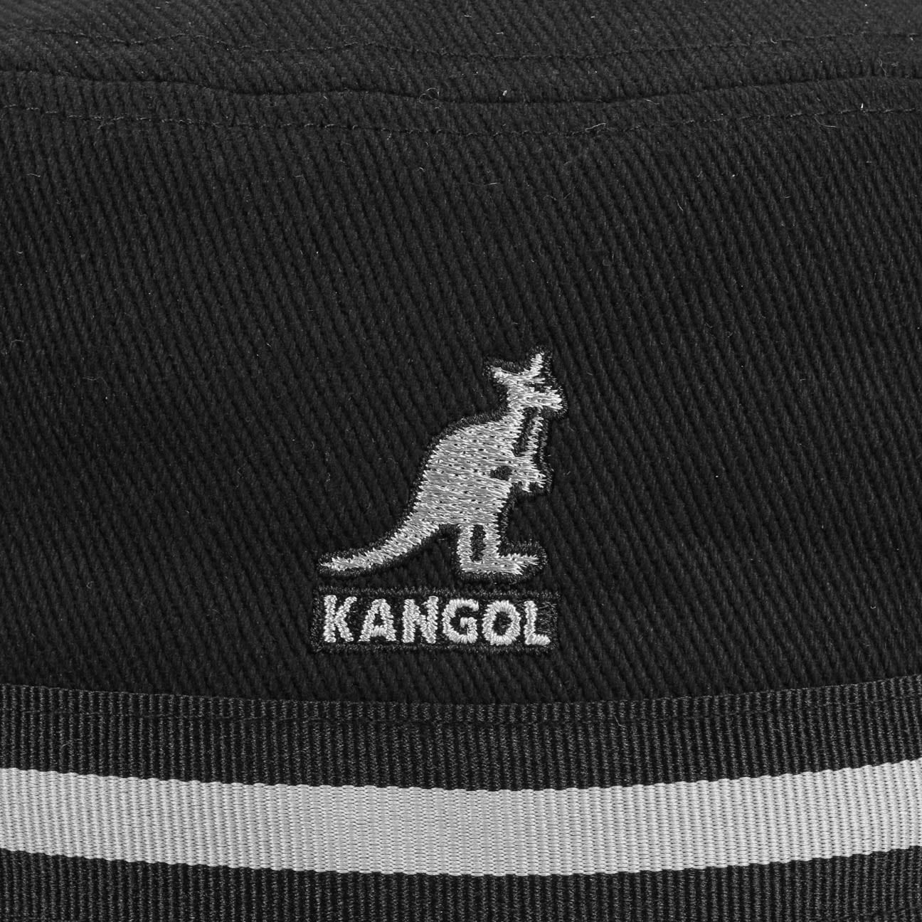 Kangol Stripe Lahinch Cotton Bucket Hat for Men & Women - Stylish Summer Sun Hat for Outdoor, Beach, and Travel