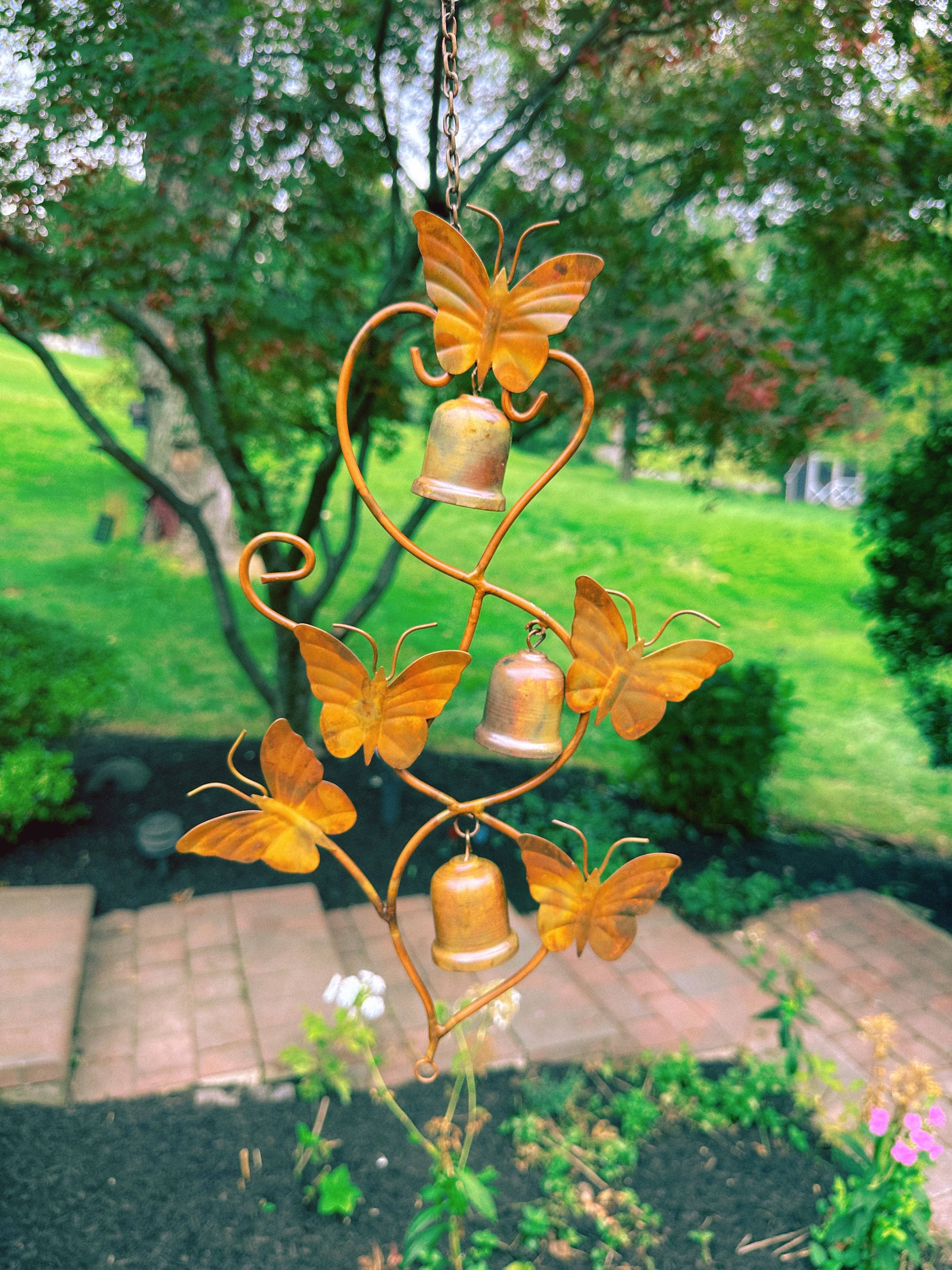 Handmade Scrolls and Butterflies Hanging Ornament - Elegant Home Decor for Living Room, Bedroom, Nursery & Wedding Party Decorations