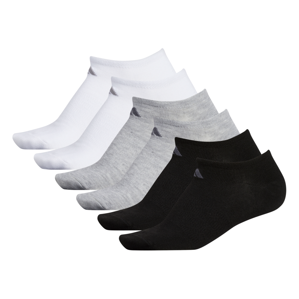 Adidas Superlite II 6-Pack Women's Athletic Socks - Breathable & Cushioned for Running, Gym & Everyday Comfort