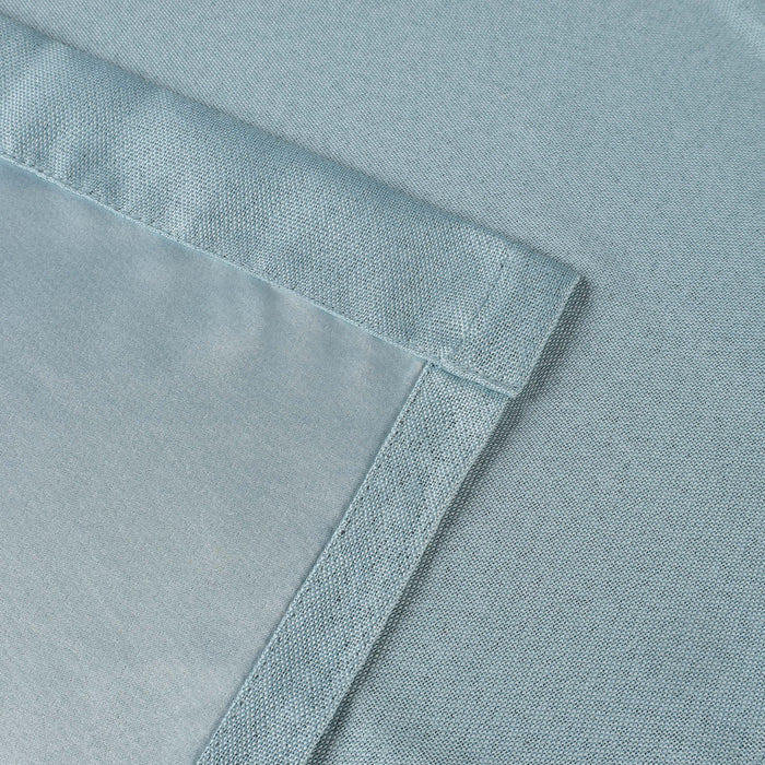 Premium Blackout Curtains Set of 2 - 100% Linen Fabric, Machine Washable, Room Darkening for Better Sleep - Ideal for Bedrooms, Home Theater & Nursery