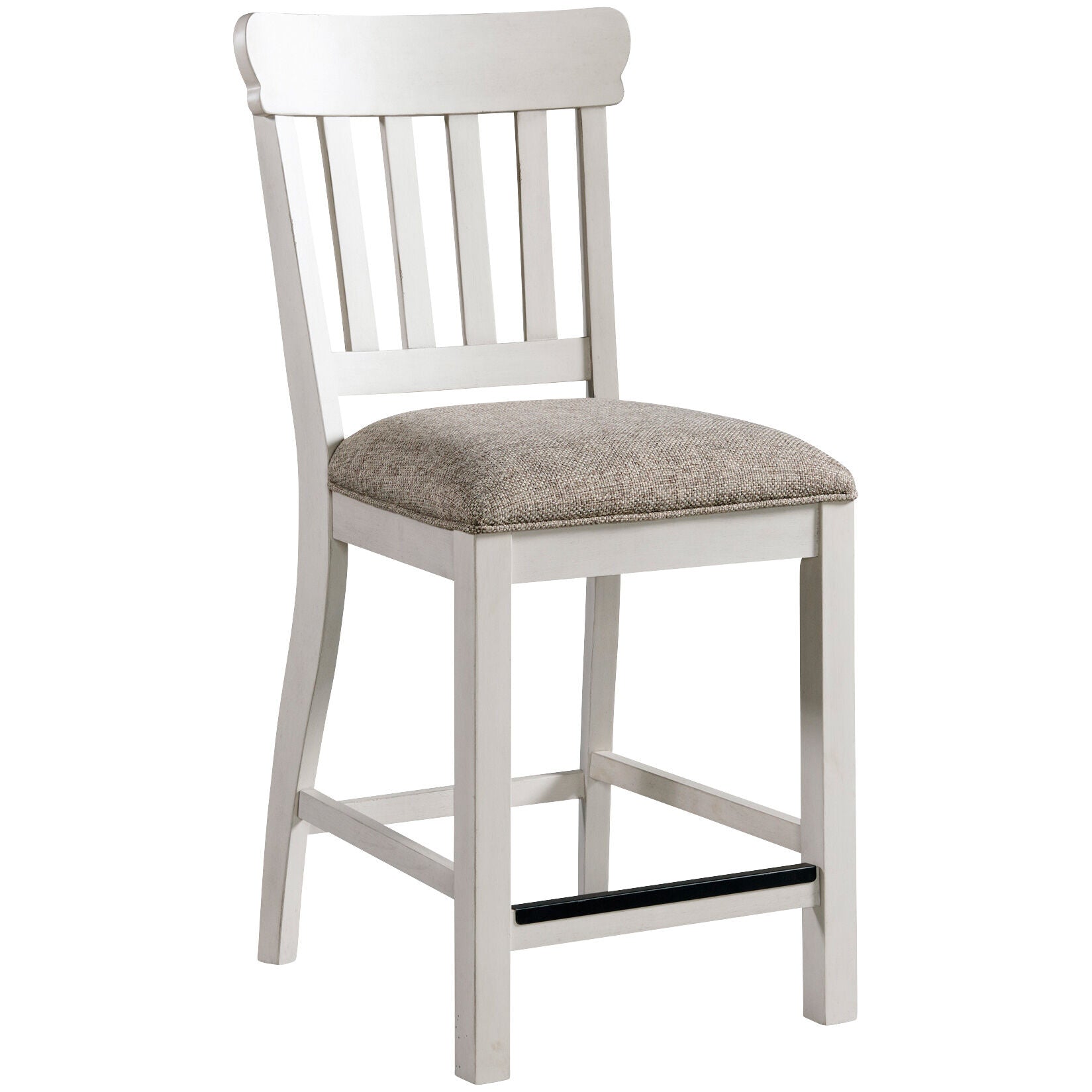 Drake Slat Back Bar Stool - Modern Wooden Counter Height Stool for Kitchen Island, Breakfast Bar & Home Decor - Comfortable & Stylish Seating Solution