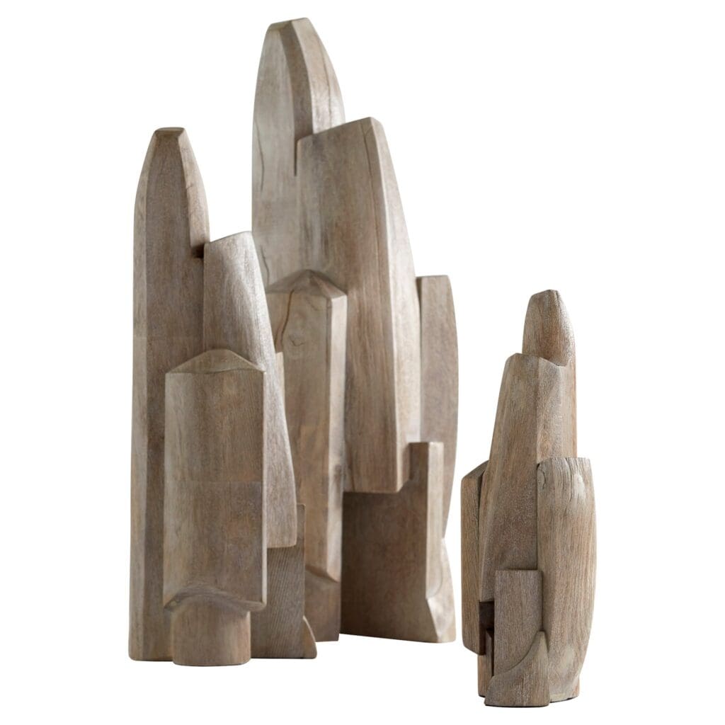 Tranquility Sculpture by Cyan Design - Weathered Grey Large Statue for Home & Garden Decor | Perfect for Living Room, Patio, or Meditation Space