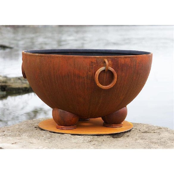 Premium Nepal Wood Burning Fire Pit for Outdoor Gatherings - Perfect for Backyard, Camping, and Patio Use