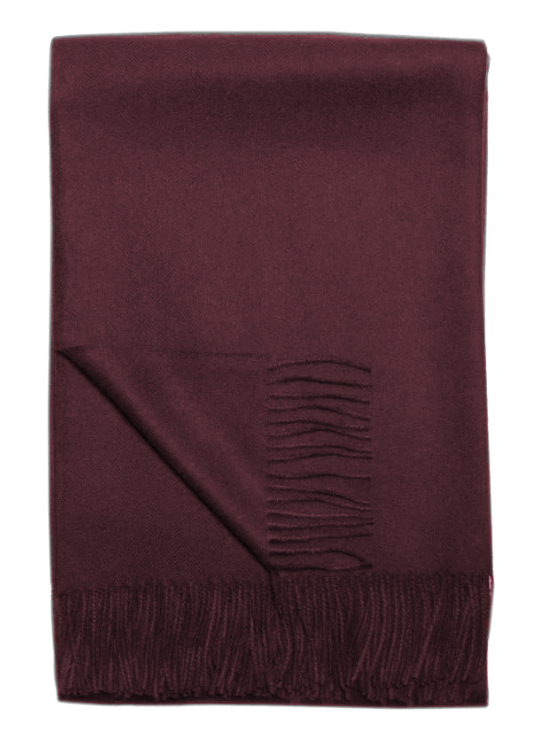 Soft Baby Alpaca Wool Throw Blanket - Luxurious Aubergine Purple for Cozy Nights | Perfect for Sofa, Bed & Travel | Hypoallergenic & Warm